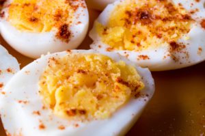 Keto Snack Sliced Boiled Eggs